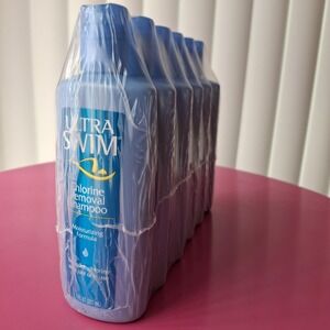 6 Pack Ultra Swim Chlorine Removal Shampoo Moisturizing Formula 7oz Kid Friendly
